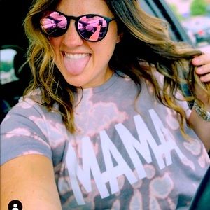 Bleach Dyed Mama Tee